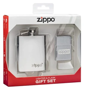 Zestaw Zippo zapalniczka i piersiówka 60005681