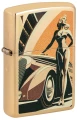 Zippo Vintage Car and Woman Design 60007258