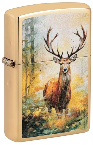 Zippo Watercolor Deer Design 60007254