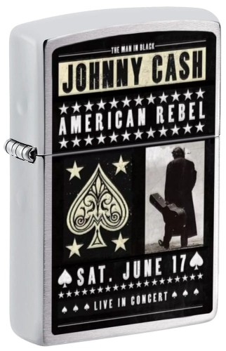Zippo Johny Cash American Rebel 60007611