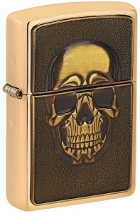 Zapalniczka Zippo Złota Czaszka 2008094