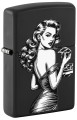 Zippo Pinup Girl With Pizza Design 60007590
