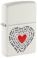 Zippo I Love You Design 60007035