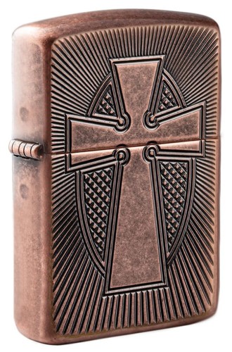 Zippo Deep Carve Cross Design 60005510