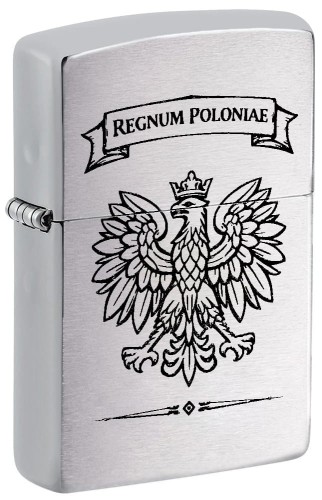 Zippo Orzeł Regnum Poloniae 200 Brush