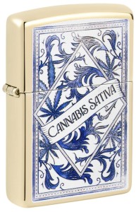 Zapalniczka Zippo Niebieskie Liście 60007717