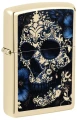 Zippo Skull With Flowers Design 60007900